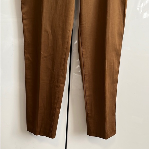 MASSIMO DUTTI Camel Lightweight High Waist Sailor Pants, Size 8 - Picture 4 of 13